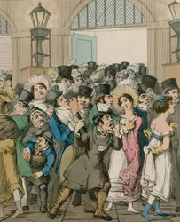 警官はスリを見た後に警報を発します。漫画