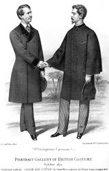 1872年にジョンウィリアムソンによってテーラーアンドカッターで出版された英国衣装のポートレートギャラリー