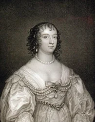 Charlotte de la Tremouille (1599-1663)のポートレート、「ロッジの英国ポートレート」より