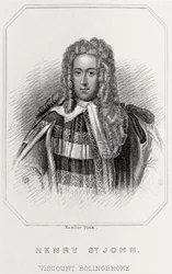 ヘンリー・セント・ジョンの肖像、子爵ボーリングブローク、1835年