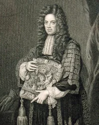 イヴシャム男爵ジョン・ソマーズ（1651-1716）の肖像（「ロッジの英国肖像画」より
