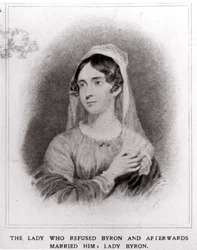 バイロン夫人の肖像（1792-1863）