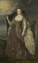 女性の肖像、1615年頃（キャンバスに油彩）