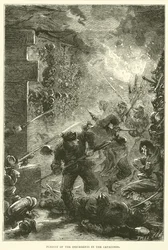 1871年5月のカタコンベでの反乱軍の追跡