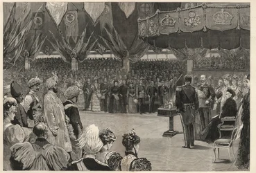 ビクトリア女王は1893年5月、ロンドンにイギリス帝国研究所、植民地およびインドをオープンしました。