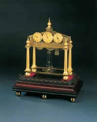 リージェンシーテーブルレギュレーター、ジョンモクソンまたはウィリアムコングリーブ卿に帰属、1820年頃