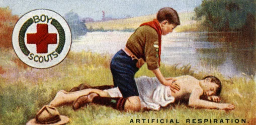 スカウト応急処置バッジ、1929