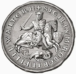 ロバートフィッツウォルターのシール、JRグリーンのイギリス人の短い歴史から1893年に発行
