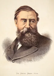 サミュエルベイカー卿、J。ユーイングリッチー著「The Pictorial Edition of the Life and Discoveries of David Livingstone」のイラストA. Fullarton＆Co.、1876年