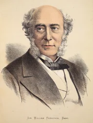 ウィリアム・ファーガソン卿、バート、J。ユーイング・リッチー著 『The Pictorial Edition of the Life and Discoveries of David Livingstone』のイラスト。 A. Fullarton＆Co.、1876年