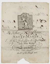 Snuff Maker、John Hardham、トレードカード
