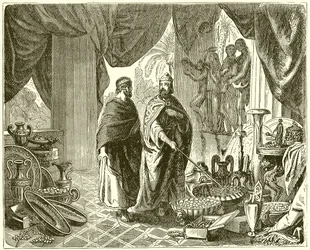 クロイソスの宝庫のソロン