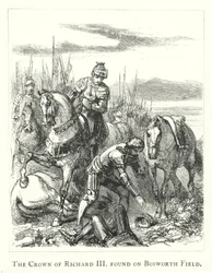 ボズワースフィールドで見つかったリチャード3世の王冠
