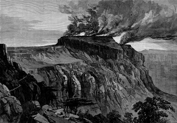1868年のイギリス遠征からアビシニアまでのマグダラの破壊