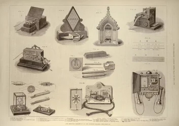 1882年3月18日、イラスト入りロンドンニュースのクリスタルパレスでの電気展