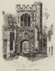 The Firebell Gate, Barking (Engraving)