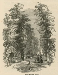 ボクソール庭園のイタリアンウォーク