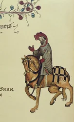 騎士、ジェフリー・チョーサー作「カンタベリー物語」の複製の詳細（c.1342-1400）
