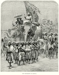 ボパールのモハレム（エングレーヴィング）