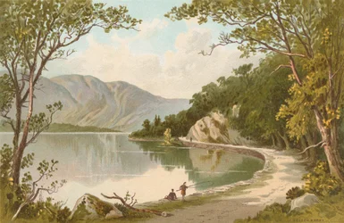 湖の小道-カトリン湖