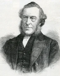 ウェズリアンメソジスト会議の会長、ジョンベッドフォード牧師、1867年