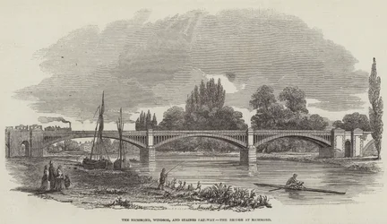 リッチモンドのRichmond, Windsor, and Staines Railway Bridge（彫刻