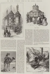 植民地博覧会の南オーストラリア州裁判所（彫刻