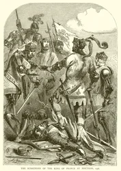 1356年のポイティエにおけるフランス国王の降伏