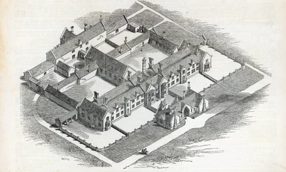 1846年11月7日、The Illustrated London Newsからカンタベリーに建てられるユニオンワークハウス