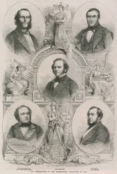 1862年の国際展示会の委員