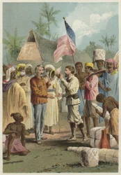 ヘンリー・モートン・スタンレーとデビッド・リビングストンの会談