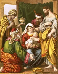 幼児救世主への賢者の供物