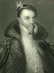 Thomas Radclyffe (c.1526-83) 3rd Earl of Sussex (エングレーヴィング)