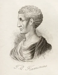 Titus Quinctius Flamininus、「クラブの歴史辞典」より1825年発行
