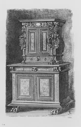 ビクトリアアンドアルバート博物館：サイドボード、フランスルネサンス、約1500