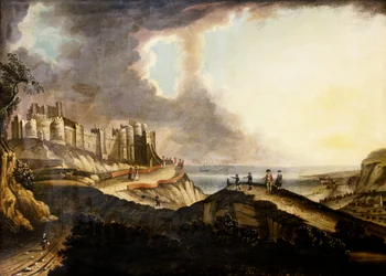Vista do Castelo de Dover (óleo sobre tela)