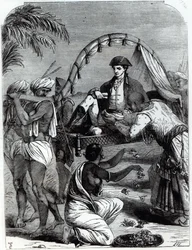 1784年のインドのウォーレンヘイスティングス（1732-1818）