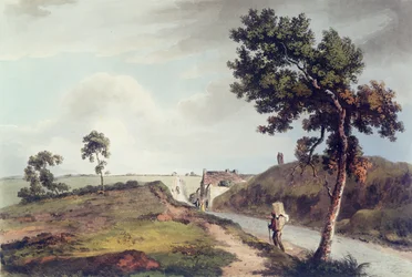 ウォータールー、C。ターナーの彫刻、1816年（カラー彫刻）