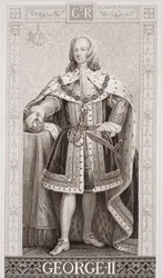「英語とスコットランドの歴史のイラスト」第II巻のジョージII（1683-1760）