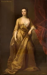 メイナード夫人の肖像、1745年。