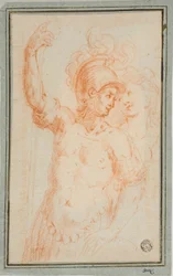 ローマの兵士と女性