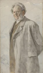 ヘンリック・イプセンの肖像1828-1906、1895。