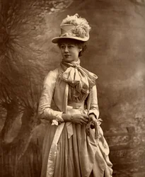 バイオレットヴァンブラ、イギリスの女優、1887年。