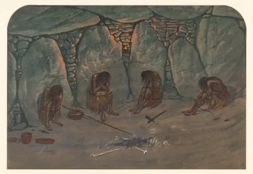 先史時代のシーン、1871