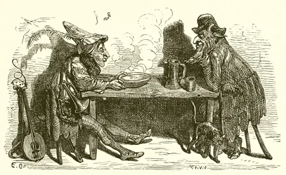 サテュロスと旅人