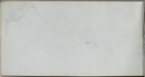 スケッチブック、54ページ：建築研究。