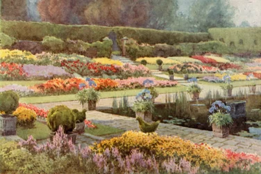 サンク ガーデン、ケンジントン宮殿 (カラー リソ)