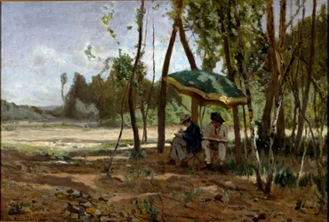画家たち エルネスト・レイパー（1840-1873）の絵画 ジュネス・ガレリア・ダルテ・モデルナ イタリア