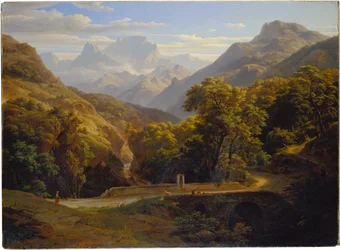 山岳風景