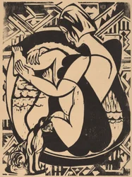 バスタブの中の女性、1936 年。
